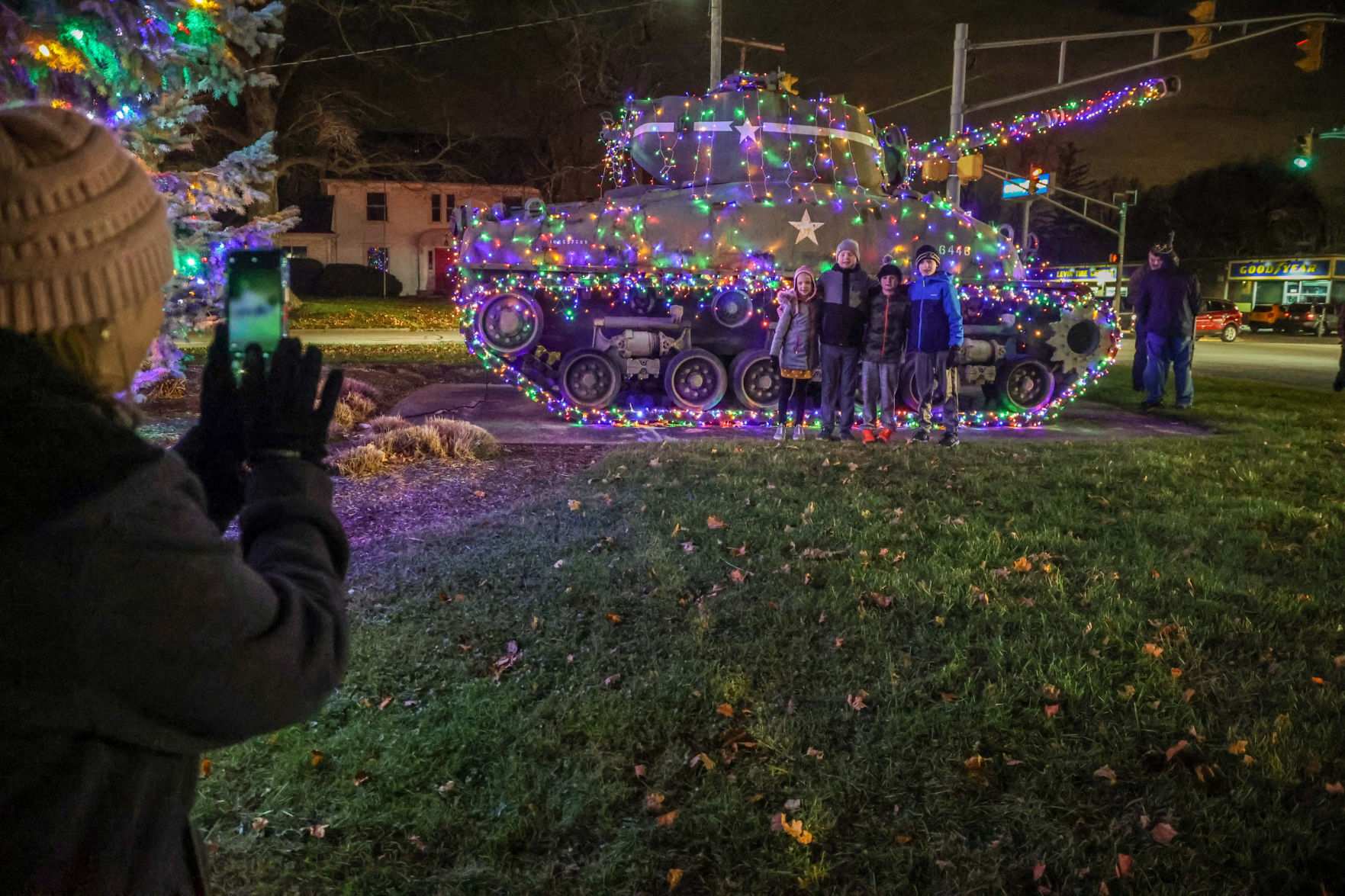 Crown Point holds is tree and tank lighting ceremonies